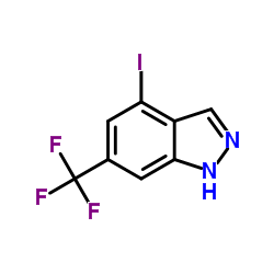 4-Iodo-6-(trifluoromethyl)-1H-indazole Structure