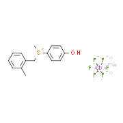 (4-Hydroxyphenyl)methyl(2-methylbenzyl)sulfonium Hexafluoroantimonate structure