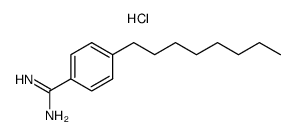 4-octylbenzamidine hydrochloride结构式