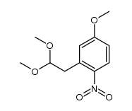 2,2-dimethoxy-1-(5-methoxy-2-nitrophenyl)ethane Structure