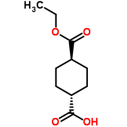 (1R,4R)-4-(ETHOXYCARBONYL)CYCLOHEXANECARBOXYLIC ACID structure