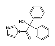 2-hydroxy-1-imidazol-1-yl-2,2-diphenylethanone结构式