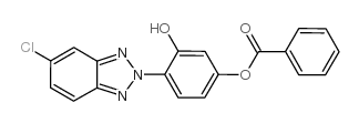 2-(2'-Hydroxy-4'-benzoyloxyphenyl)-5-chlorobenzotriazole Structure