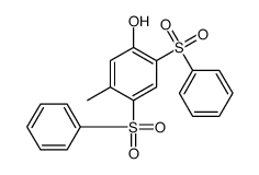 2,4-bis(benzenesulfonyl)-5-methylphenol结构式