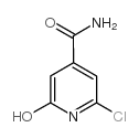 2-羟基-6-氯吡啶-4-羧酰胺结构式