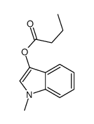 (1-methylindol-3-yl) butanoate structure