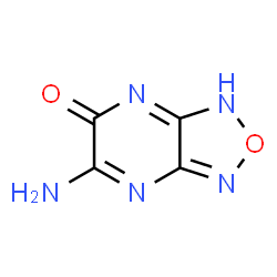 [1,2,5]Oxadiazolo[3,4-b]pyrazin-5(3H)-one,6-amino-(9CI) Structure