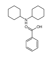 benzoic acid, compound with dicyclohexylamine (1:1)结构式