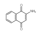 1,4-Naphthalenedione,2-amino- Structure