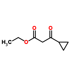 Ethyl 3-cyclopropyl-3-oxopropanoate Structure