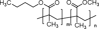 POLY(METHYL METHACRYLATE-CO-BUTYL METHACRYLATE) structure