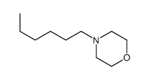 4-hexylmorpholine Structure