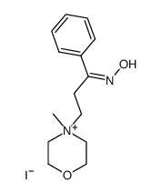 4-(3-hydroxyimino-3-phenyl-propyl)-4-methyl-morpholinium, iodide Structure