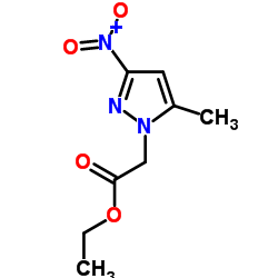 (5-METHYL-3-NITRO-PYRAZOL-1-YL)-ACETIC ACID ETHYL ESTER结构式