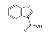 3-BENZOFURANCARBOXYLIC ACID, 2-METHYL- structure