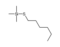 hexylsulfanyl(trimethyl)silane结构式