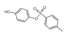 4-hydroxyphenyl 4-methyl-1-benzenesulfonate结构式