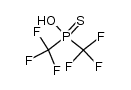 Bis(trifluormethyl)-monothiophosphinsaeure结构式