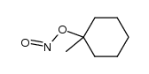 1-Methylcyclohexyl nitrite结构式