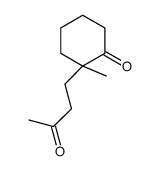 2-METHYL-2-(3-OXO-BUTYL)-CYCLOHEXANONE Structure