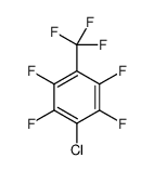 4-氯-2,3,5,6-四氟三氟甲基苯结构式