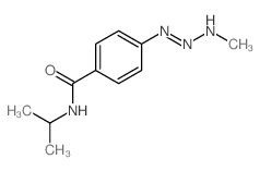 Benzamide, N-(1-methylethyl)-4-(3-methyl-1-triazenyl)- structure