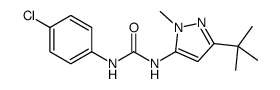 1-(5-tert-butyl-2-methylpyrazol-3-yl)-3-(4-chlorophenyl)urea Structure