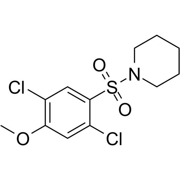 1-(2,5-二氯-4-甲氧基苯基磺酰基)哌啶图片