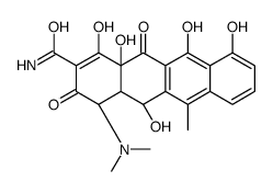 (4S,4aR,5R,12aR)-4-(dimethylamino)-1,5,10,11,12a-pentahydroxy-6-methyl-3,12-dioxo-4a,5-dihydro-4H-tetracene-2-carboxamide Structure