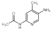 2-acetamido-5-amino-4-picoline Structure