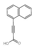 3-naphthalen-1-ylprop-2-ynoic acid structure