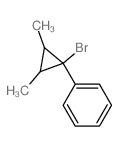 (1-bromo-2,3-dimethyl-cyclopropyl)benzene Structure