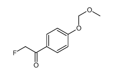 Ethanone, 2-fluoro-1-[4-(methoxymethoxy)phenyl]- (9CI) Structure