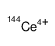 cerium-144(4+),oxygen(2-)结构式