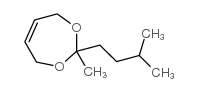 4,7-二氢-2-异戊基-2-甲基-1,3-二氧杂卓结构式