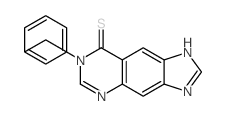 7-benzyl-1H-imidazo[4,5-g]quinazoline-8-thione Structure