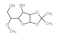 3-(2-hydroxy-1-methoxy-ethyl)-7,7-dimethyl-2,6,8-trioxabicyclo[3.3.0]octan-4-ol Structure