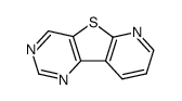 pyrido[3',2':4,5]thieno[3,2-d]pyrimidine结构式