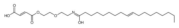 [(Z)-2-[2-[(1-oxo-9-octadecenyl)amino]ethoxy]ethyl] hydrogen maleate结构式