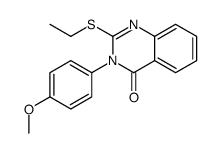 2-ethylsulfanyl-3-(4-methoxyphenyl)quinazolin-4-one Structure