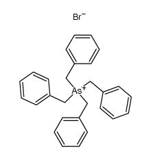 tetrabenzyl-arsonium, bromide Structure