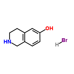 1,2,3,4-四氢异喹啉-6-醇氢溴酸盐结构式