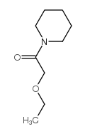 Piperidine,1-(ethoxyacetyl)- Structure