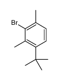 3-bromo-1-tert-butyl-2,4-dimethylbenzene Structure