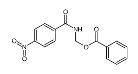 [(4-nitrobenzoyl)amino]methyl benzoate结构式