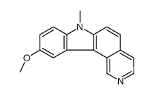 10-methoxy-7-methylpyrido[4,3-c]carbazole Structure