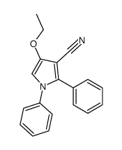 4-ethoxy-1,2-diphenylpyrrole-3-carbonitrile Structure