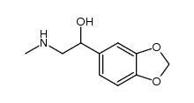 1-benzo[1,3]dioxol-5-yl-2-methylamino-ethanol Structure