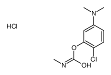 [4-chloro-3-(methylcarbamoyloxy)phenyl]-dimethylazanium,chloride Structure