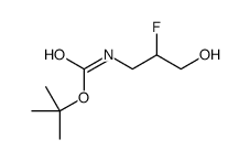 TERT-BUTYL2-FLUORO-3-HYDROXYPROPYLCARBAMATE structure